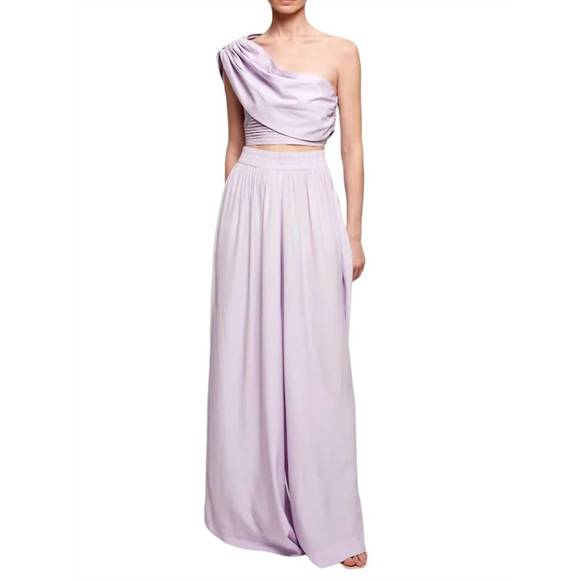 NEW S/W/F roman top in lila - Picture 2 of 4